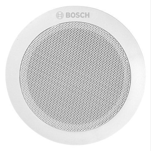 LC3-UM06-IN ABS Ceiling Speaker 6W Metal Grille - 6 W Power Output, Lightweight ABS Body, Attractive Signal-White Finish, 100 V Line Output