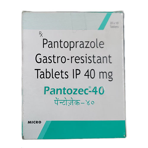 40 मिलीग्राम पैंटोप्राज़ोल गैस्ट्रो-रेसिस्टेंट टैबलेट आईपी जनरल मेडिसिन