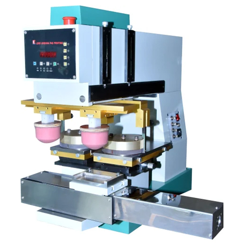 Double Color Pad Printing Machine - Mild Steel, Different Size , 150 Kg Automatic With Warranty