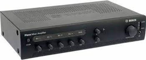 Ple-1Me120-3In 120W Bosch Plena Mixer Amplifier - Color: Black