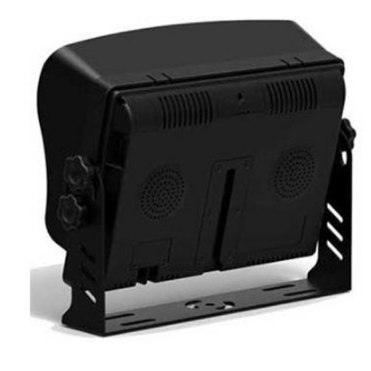 Black 7 Inch Digital Recorder With Monitor Camera Supports 4 Channel