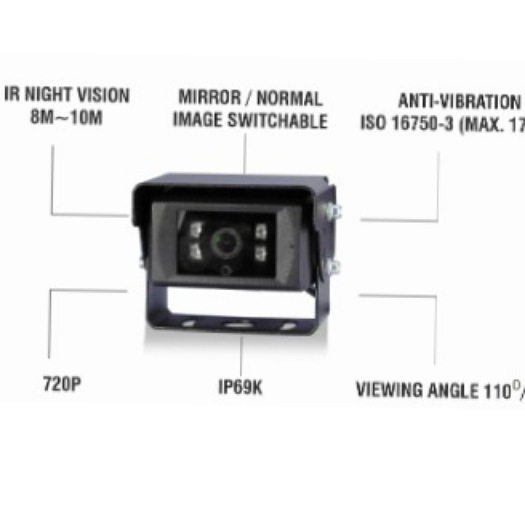 Black Waterproof Reverse Camera