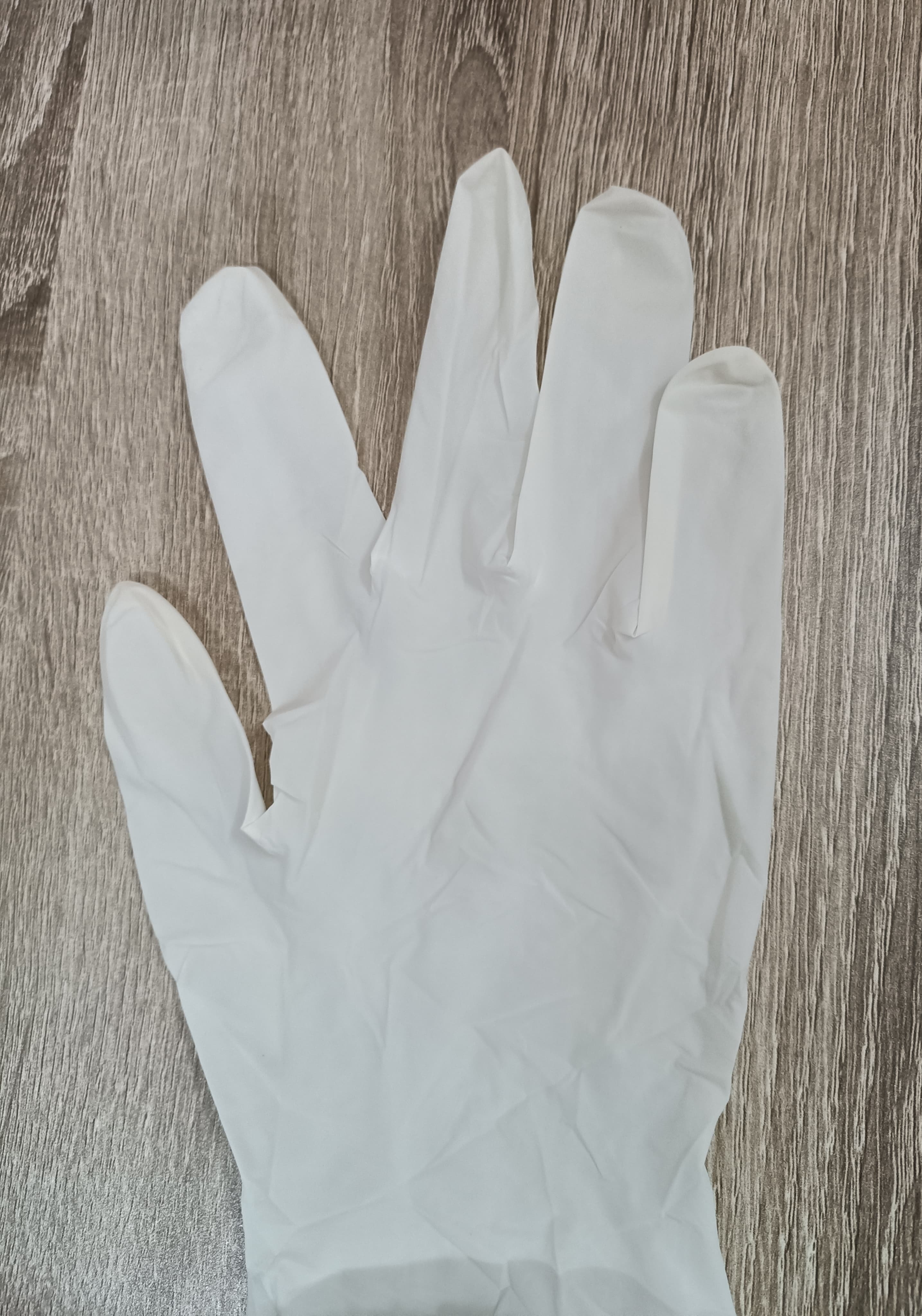 Latex Examination Gloves - Rubber Latex Powder Free Ambidextrous Design | White Color Non-sterile Smooth Surface Ideal For Medical Use
