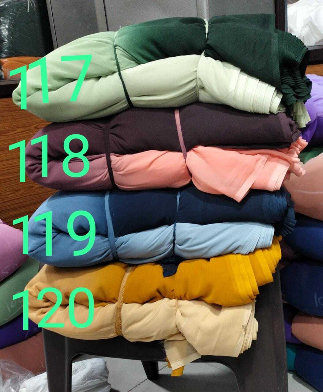 Fox Georgatte - Georgette Fabric, 44 Meter Width | Multicolor, Quick Dry, Smooth, Washable, Plain Weave, Ideal For Summer Party Wear