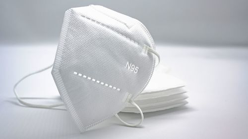 N95 Face Surgical Mask - Lightweight Non-woven Fabric, Multiple Sizes Available, White Color | Suitable For All Ages, External Single Use