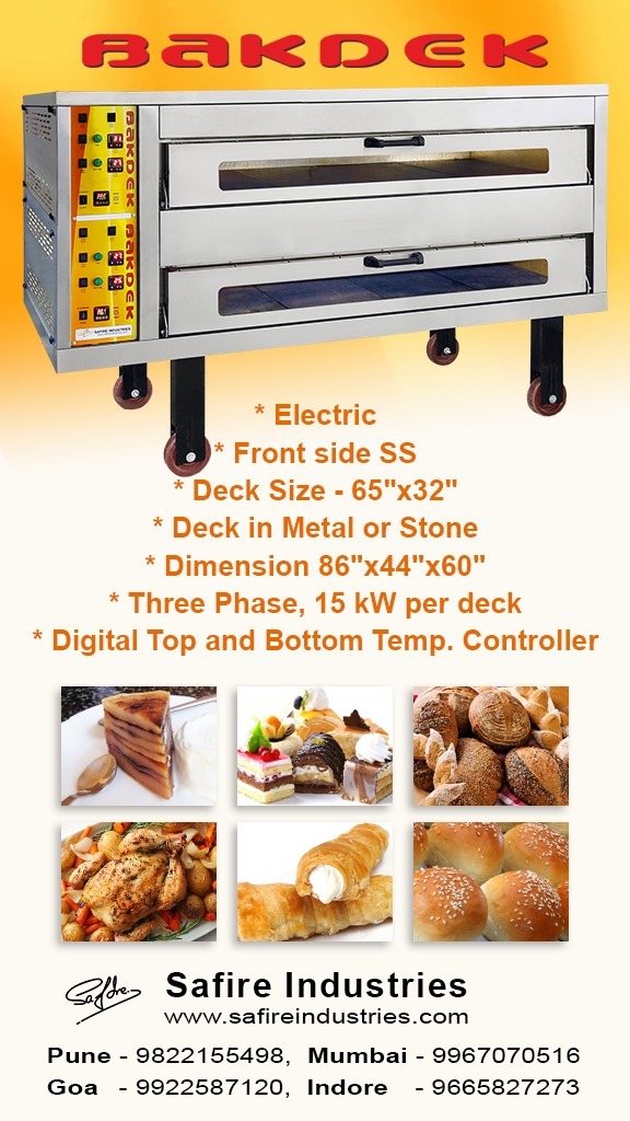 Double Deck Electric Oven - 65" X 32" Stainless Steel, 15 Kw Power, Digital Control, Polished Finish For Baking Bread & Buns, 10 Tray Capacity, Maximum Temperature 300°c