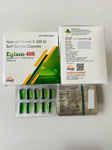 Natural Vitamin E 400 Iu Soft Gelatin Capsules General Medicines