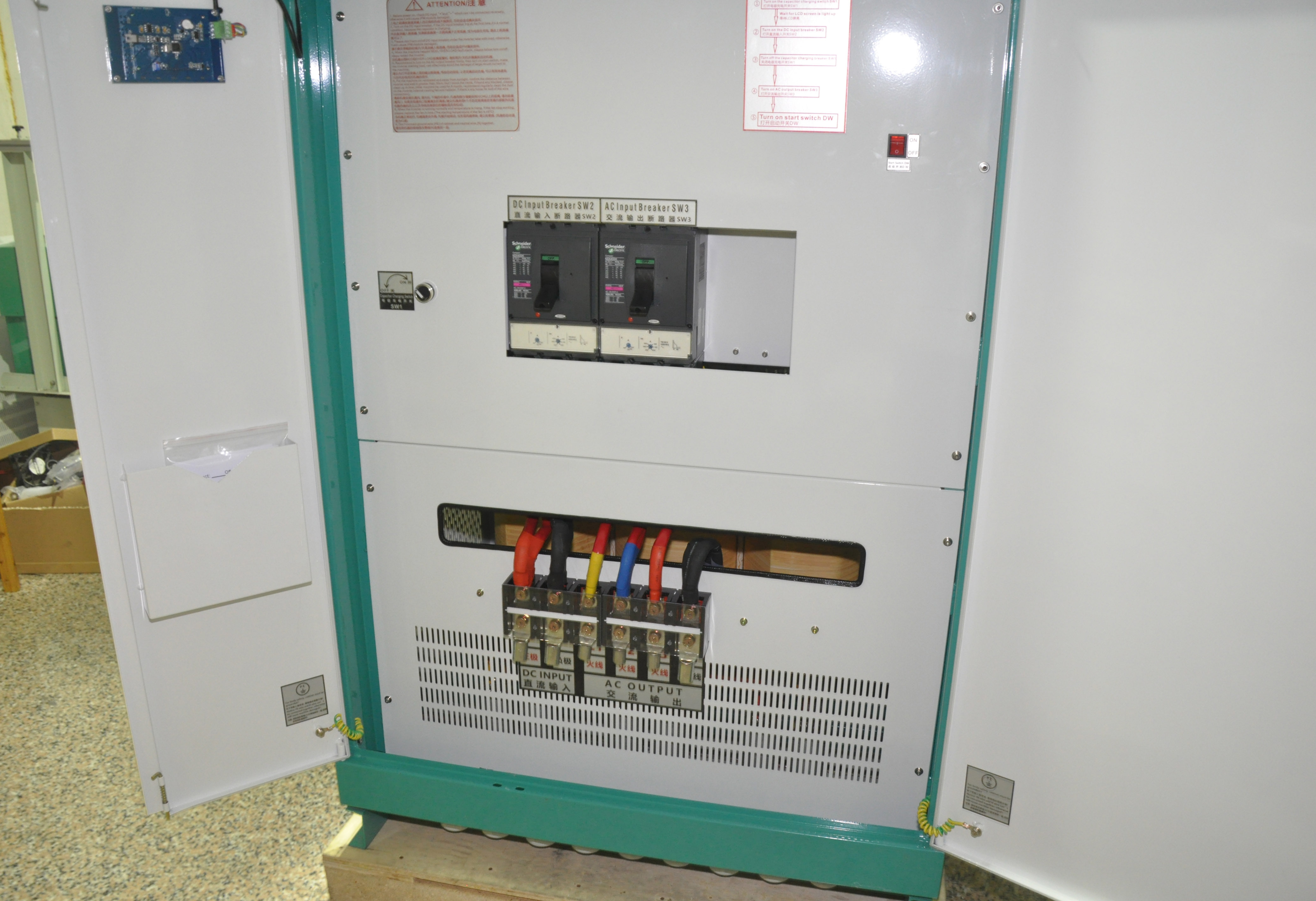 150kw Off Grid Hybrid Inverter - 1000x1150x1860mm, Pure Sine Wave Output, High Efficiency >94%