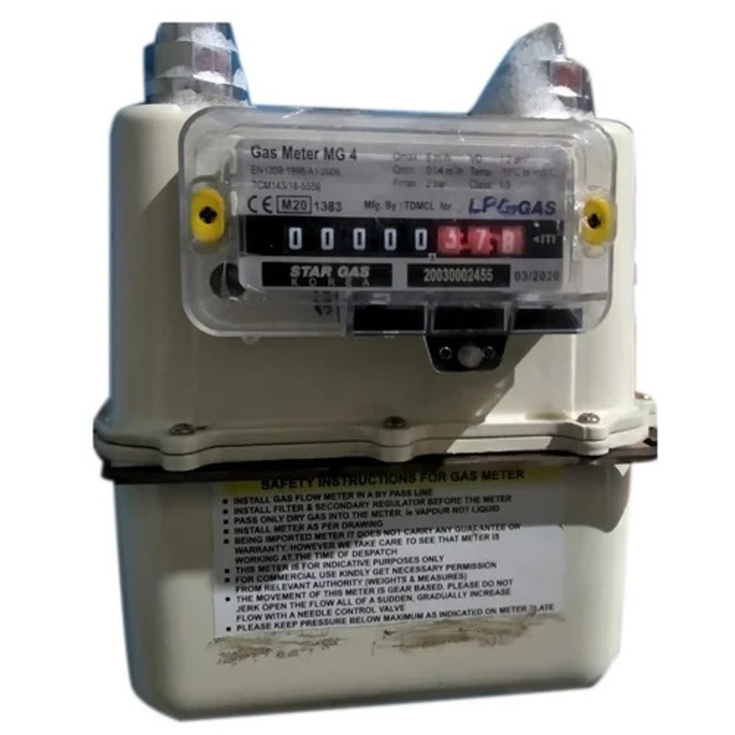 Metallic Gas Flow Meter