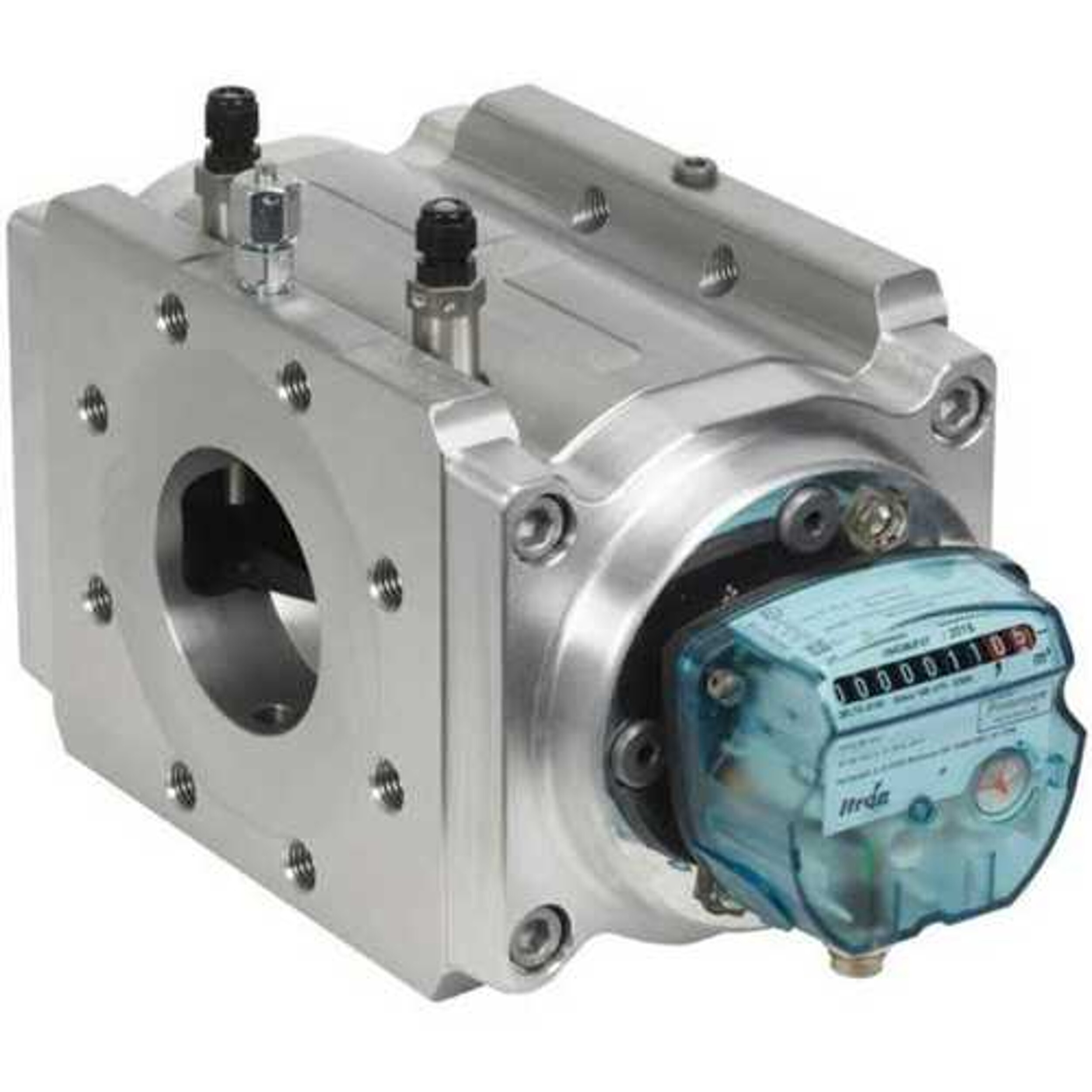 Rotary Positive Displacement Gas Meter - Metal, Ultra-precise 8-shaped Lobes, High Volume Capacity, Ideal For Natural Gas And Propane Industries