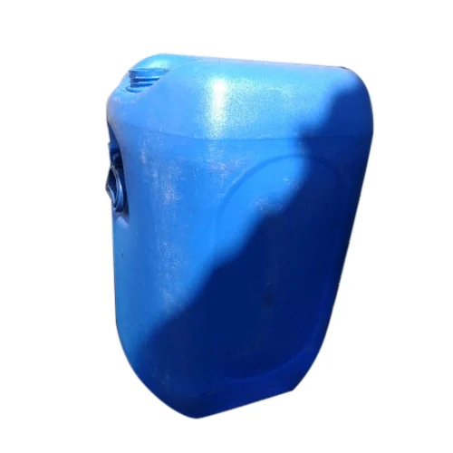 35 Ltr Blue Plastic Can - Solid Plastic, Rigid Hardness, Capacity 35 Liters | Durable Design, Versatile Size for Various Applications
