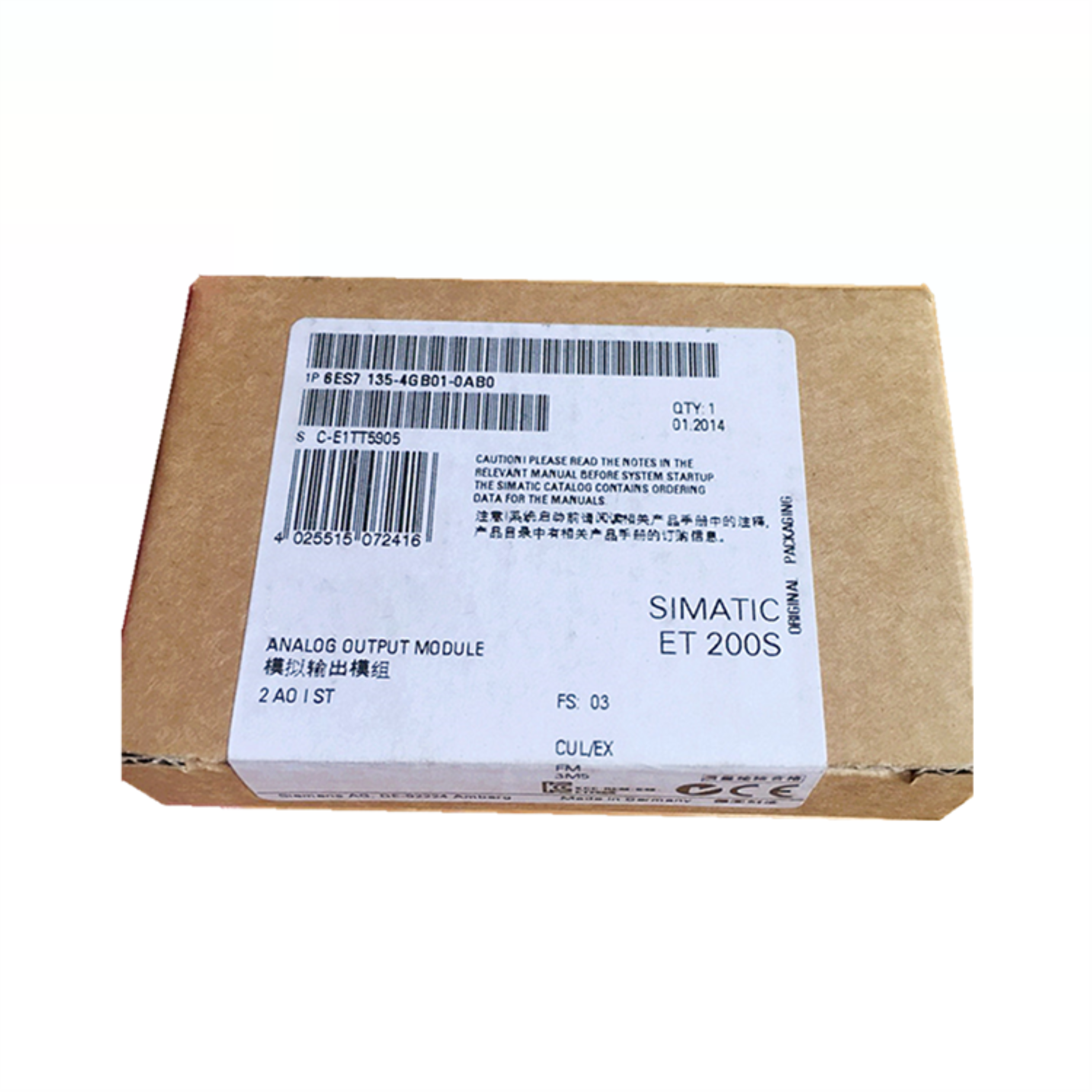 6es7-135-4gb01-0ab0-siemens Programmable Logic Controller