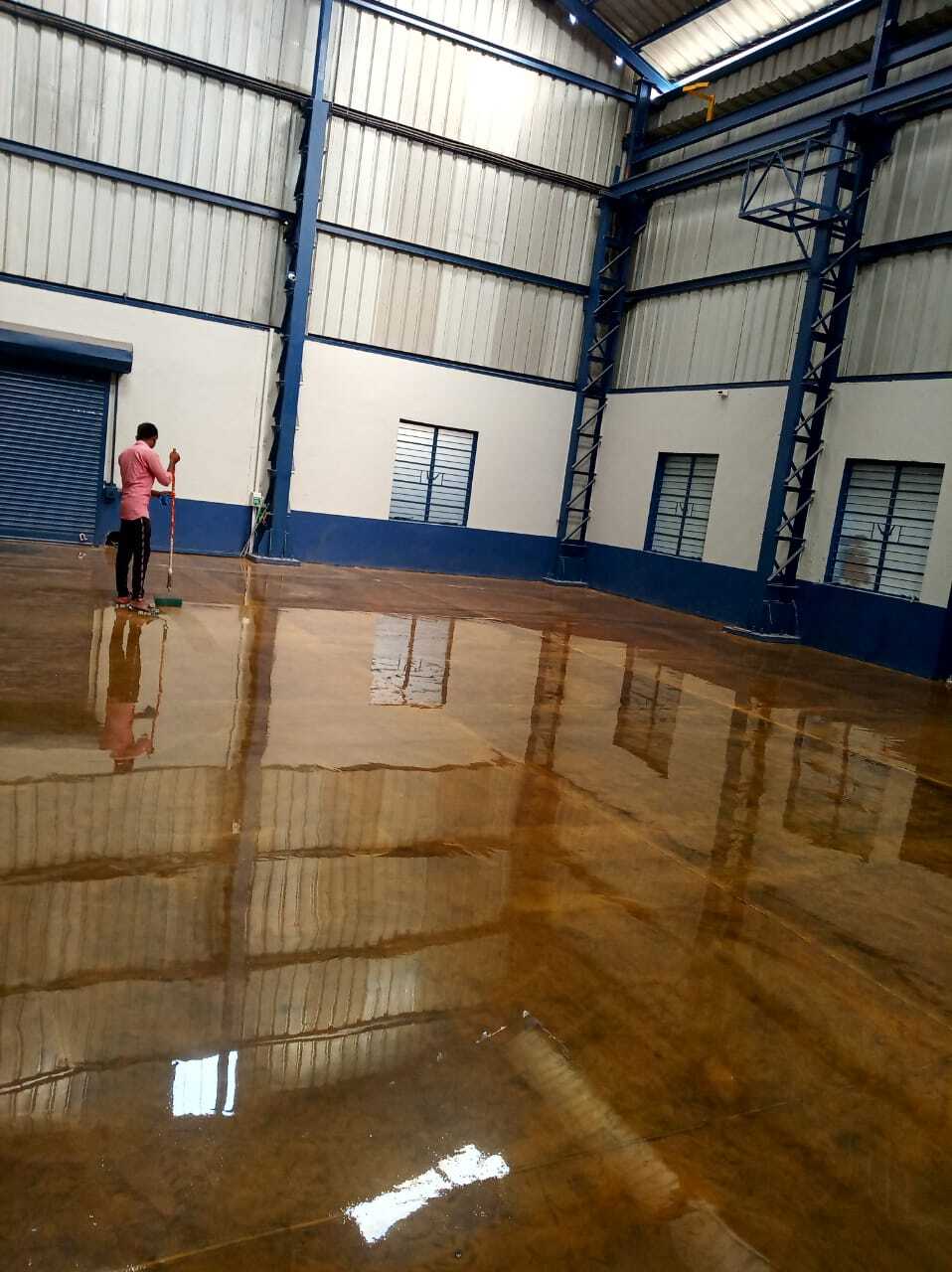 Colorless Epoxy Screed