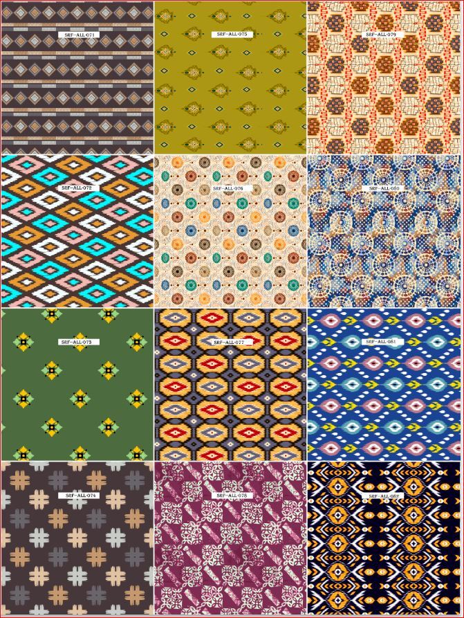 Tissue Digital Print Fabrics