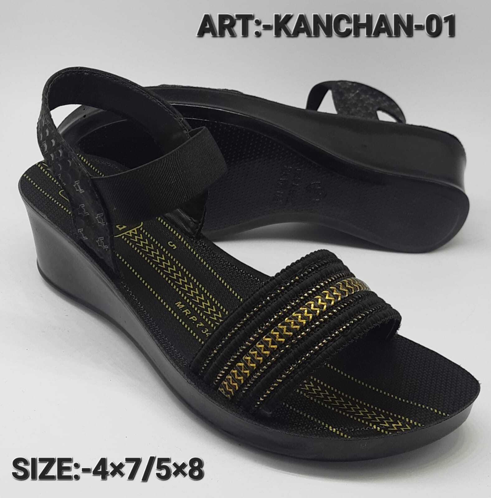 Kanchan 01 - Other Material, All Sizes | Open-toed Platform Sandals, Versatile Designs, Breathable Comfort For Girls In Summer & Spring
