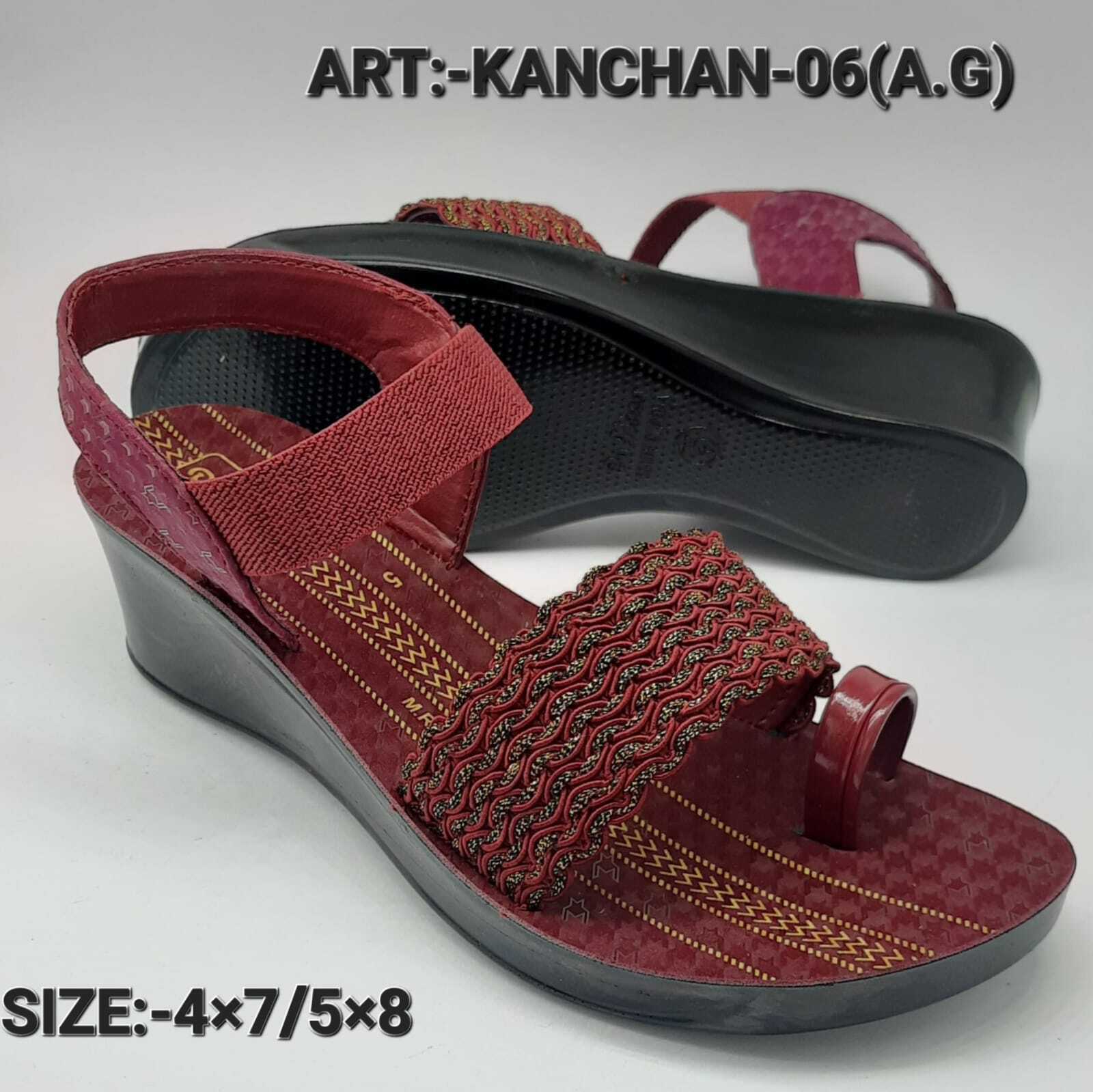 Kanchan 01 - Other Material, All Sizes | Open-toed Platform Sandals, Versatile Designs, Breathable Comfort For Girls In Summer & Spring