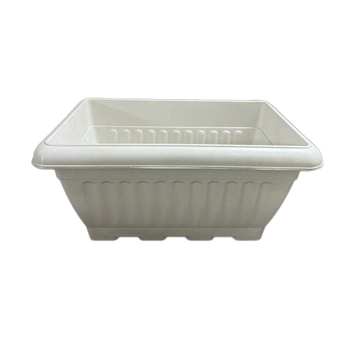 High Quality Plastic Rectangular Plant Pots - Large Capacity, Polished Finish | Available In Various Colors For Indoor And Outdoor Use