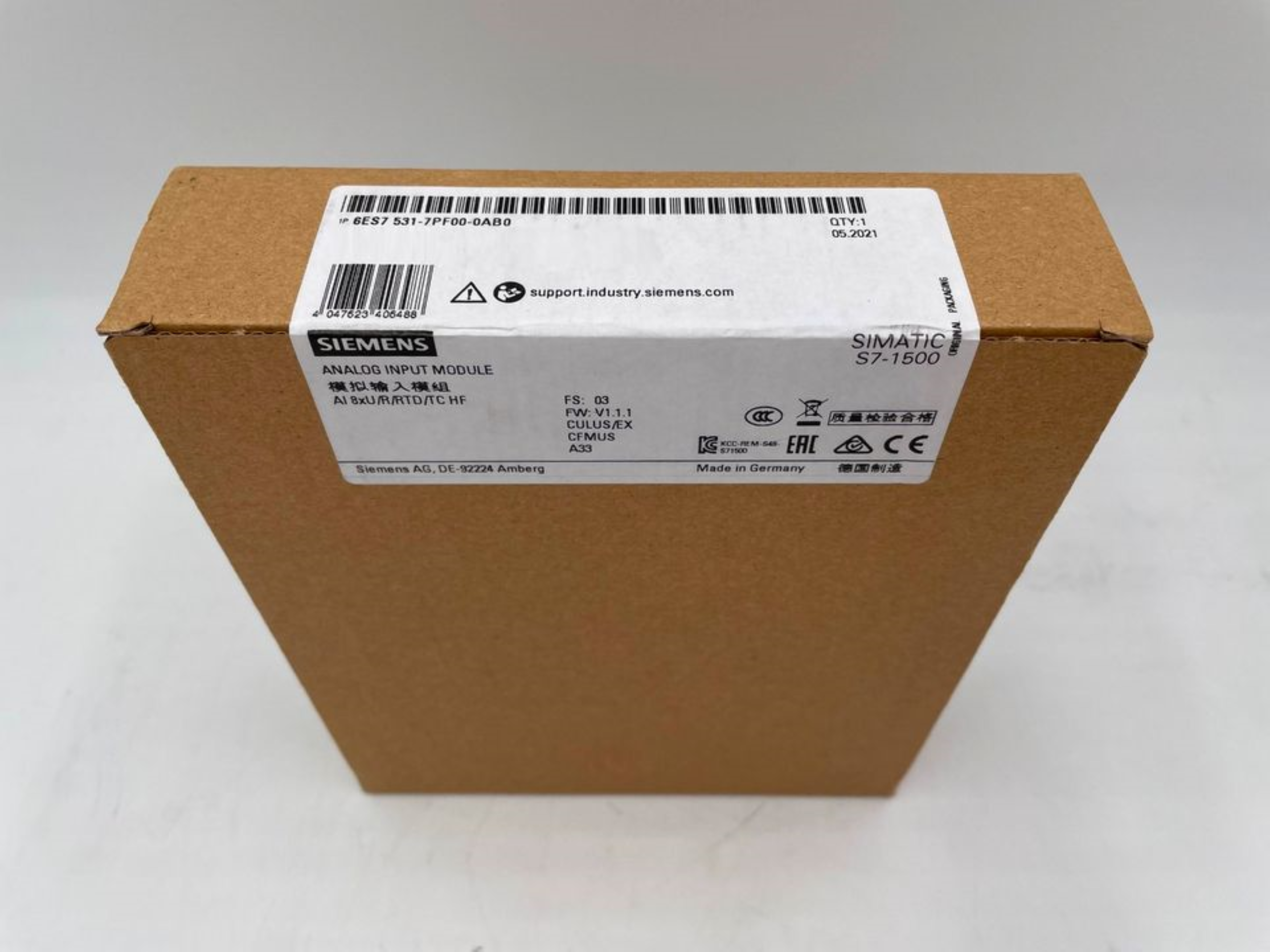 6es7-331-7pf00-0ab0-siemens Programmable Logic Controller