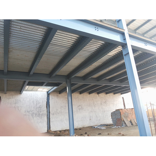 Modular Mezzanine Floor - High-grade Iron, Customizable Sizes In Blue And Red, Environmentally-friendly Design, Easy To Assemble