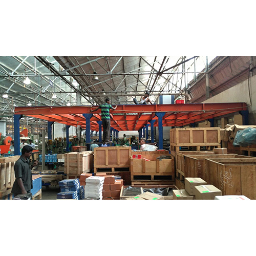 Modular Mezzanine Floor - High-grade Iron, Customizable Sizes In Blue And Red, Environmentally-friendly Design, Easy To Assemble