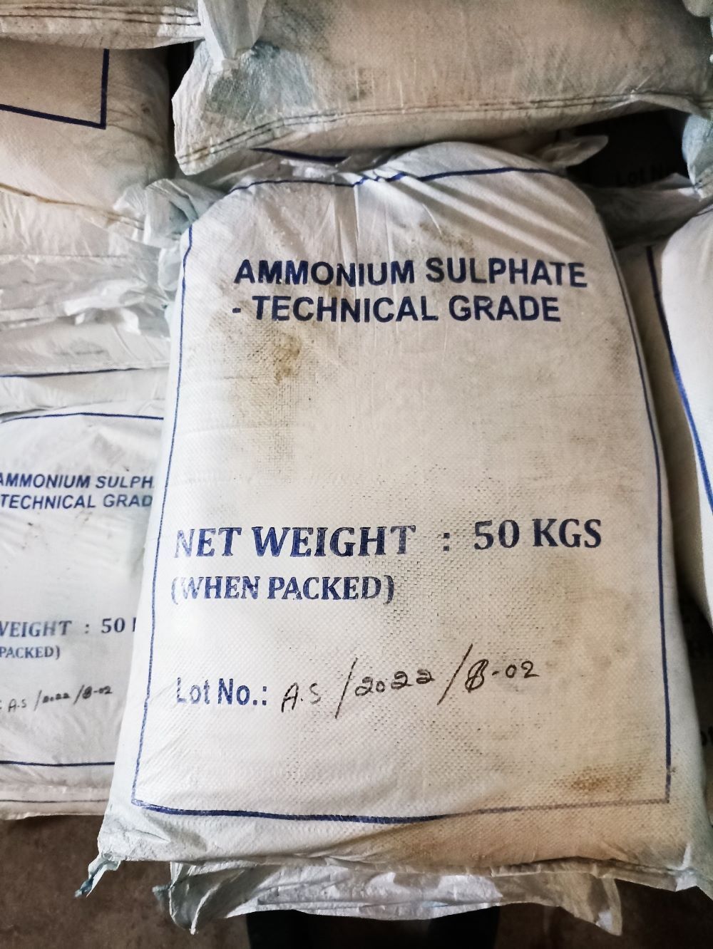 Ammonium Sulphate - Industrial Grade 50 Lbs White Crystalline Powder | Assay 98.16% Soluble In Water