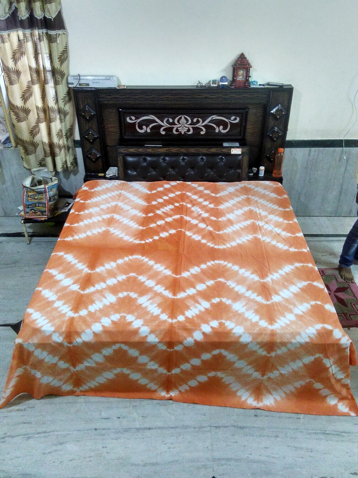 Tie Dye Bed Sheet - Material: 100% Cotton