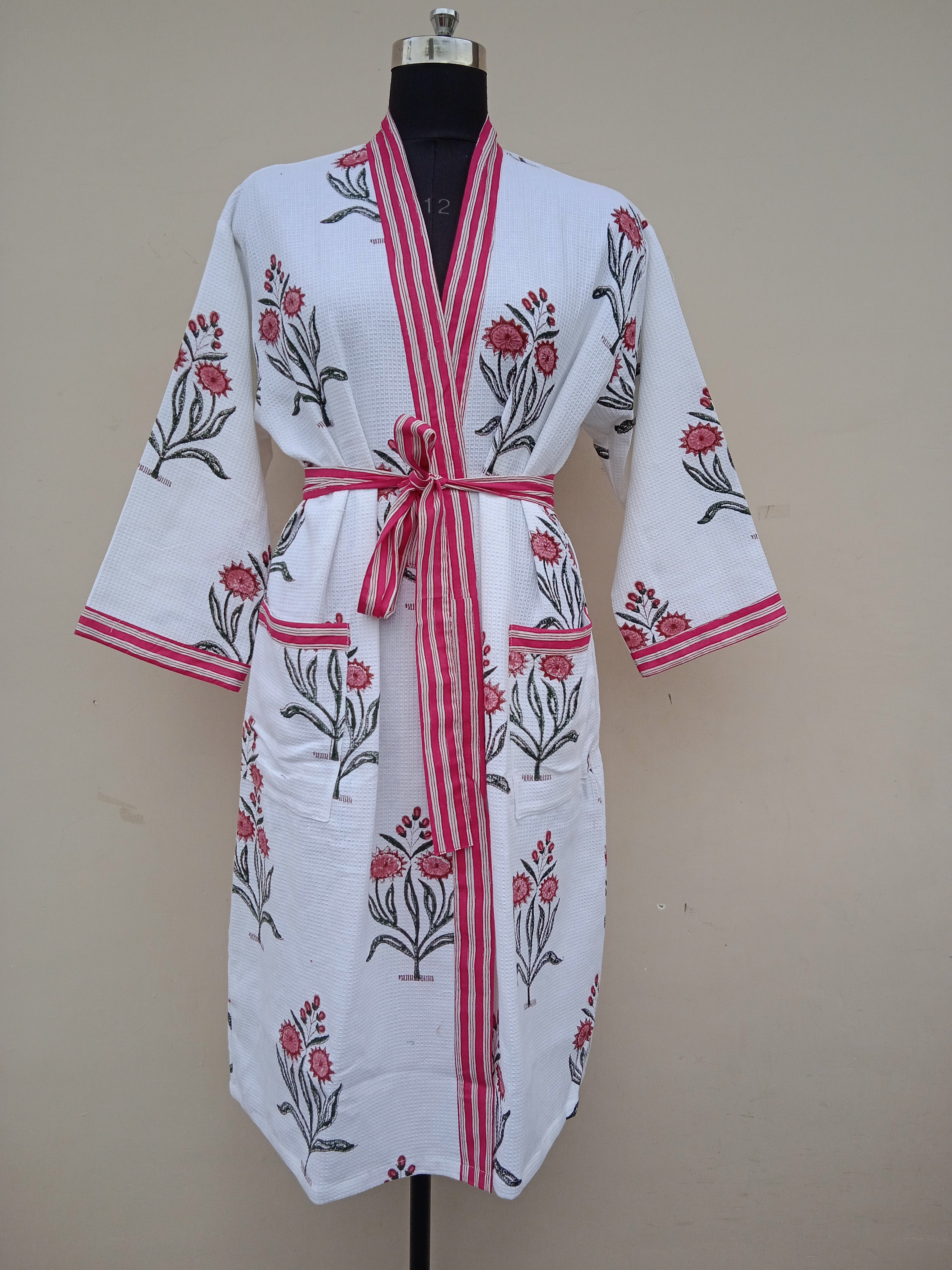 Waffle Kimono - Bust Size: Free