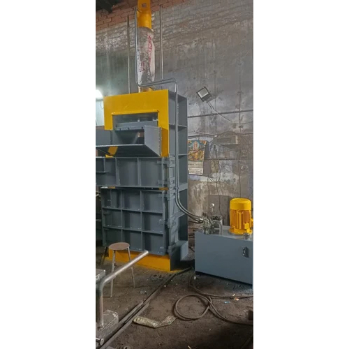 Single Chamber Double Cylinder Auto Eject Baler Machine - Body Material: Steel