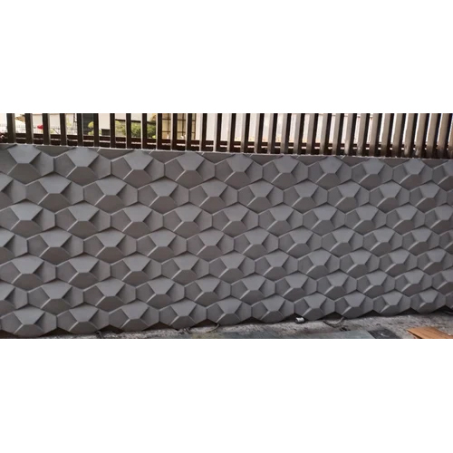 कोई भी रंग 10mm 3d ग्रे वॉल टाइल्स