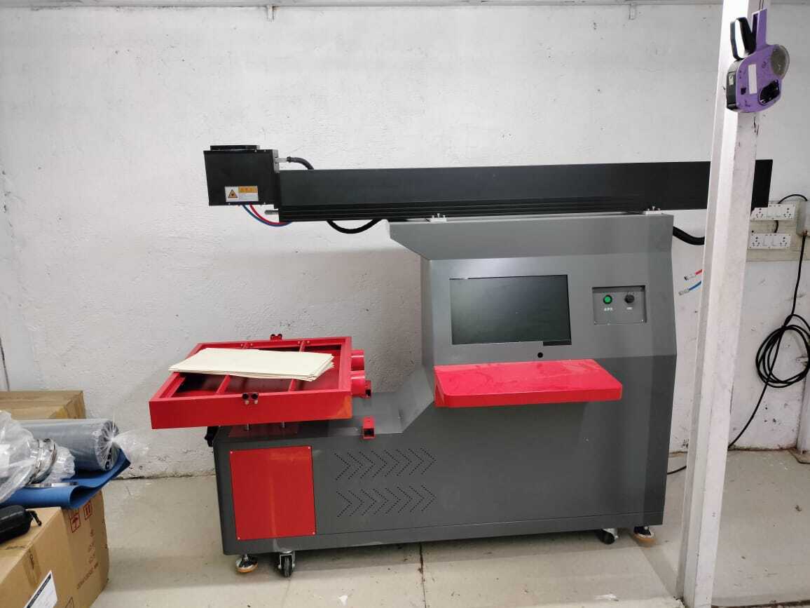 Non-metal Marking Laser System - 600x600mm, 3d Galvo Head, Automatic Red 100w | Ergonomic Design, Large Format Dynamic Focusing, Versatile Applications On Fabric, Paper, Wood, Leather And More