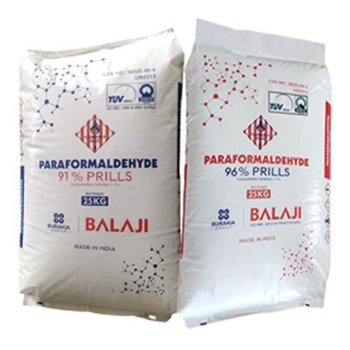 Paraformaldehyde 91%-96% - Cas No: 30525-89-4, Density: 1.42 Gâ·cmâ3, Melting Point: 120â°c, Low Solubility, Industrial Grade Solid, Hs Code: 29126000
