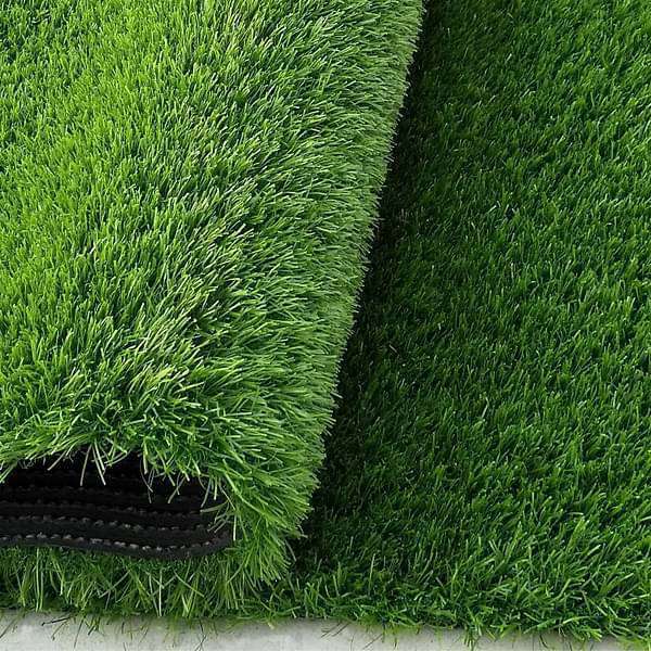 Artificial Lawn Grass - 25mm-50mm Thickness, 538.2 Sq Ft Eco-friendly, Uv Resistant, Durable, Easy To Install, Antibacterial, Water Resistant