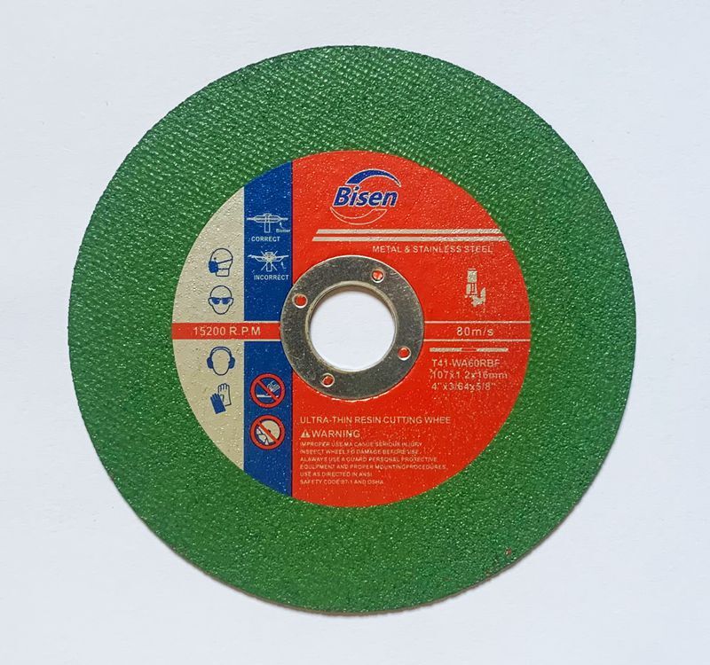 107 X 1.2 X 16mm Cutting Disc With Double Color - High-quality Hard Alloy, Ultra Thin Design, Available In Green, Black, Red | Industrial Application, Smooth Precision Cuts