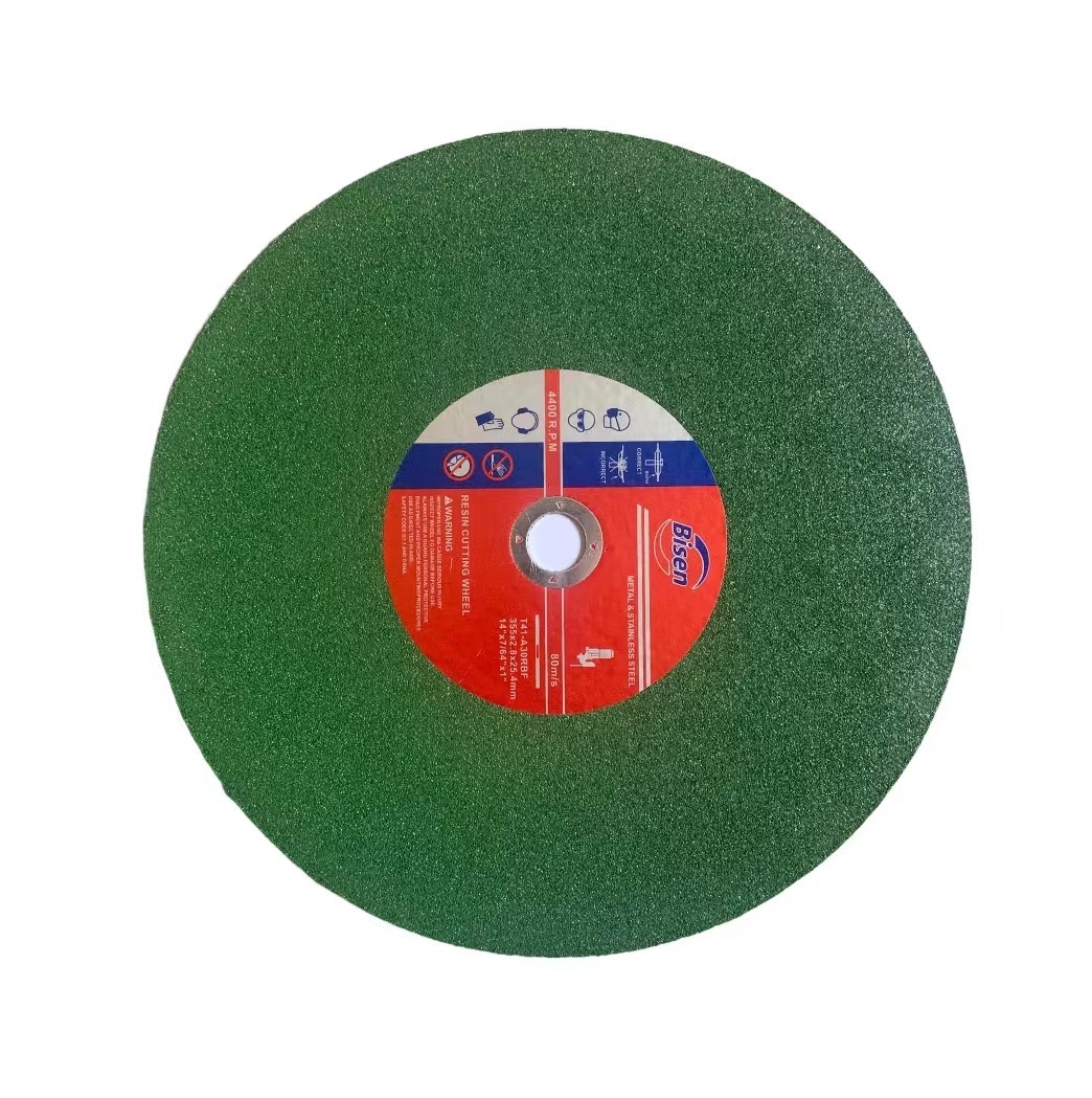 14 Inch Green Color Cutting Wheel Hardness: Hard