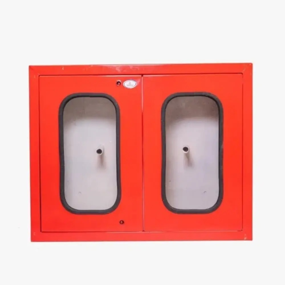 Fire Hose Box - Metal Design | Durable Red Finish, Fire Safety Application, Warranty Included