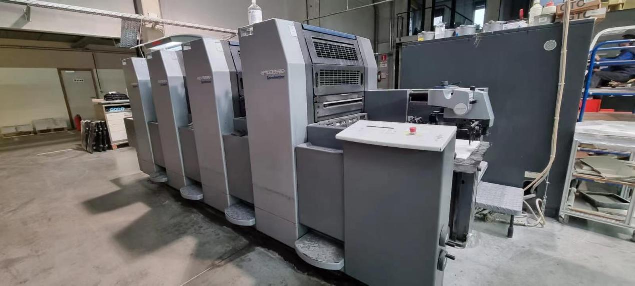Heidelberg Sm52-4 - Stainless Steel, 4 Colors, 95 Million Impressions | Semi-automatic Control System, Cp2000 Console, Automatic Plate Change