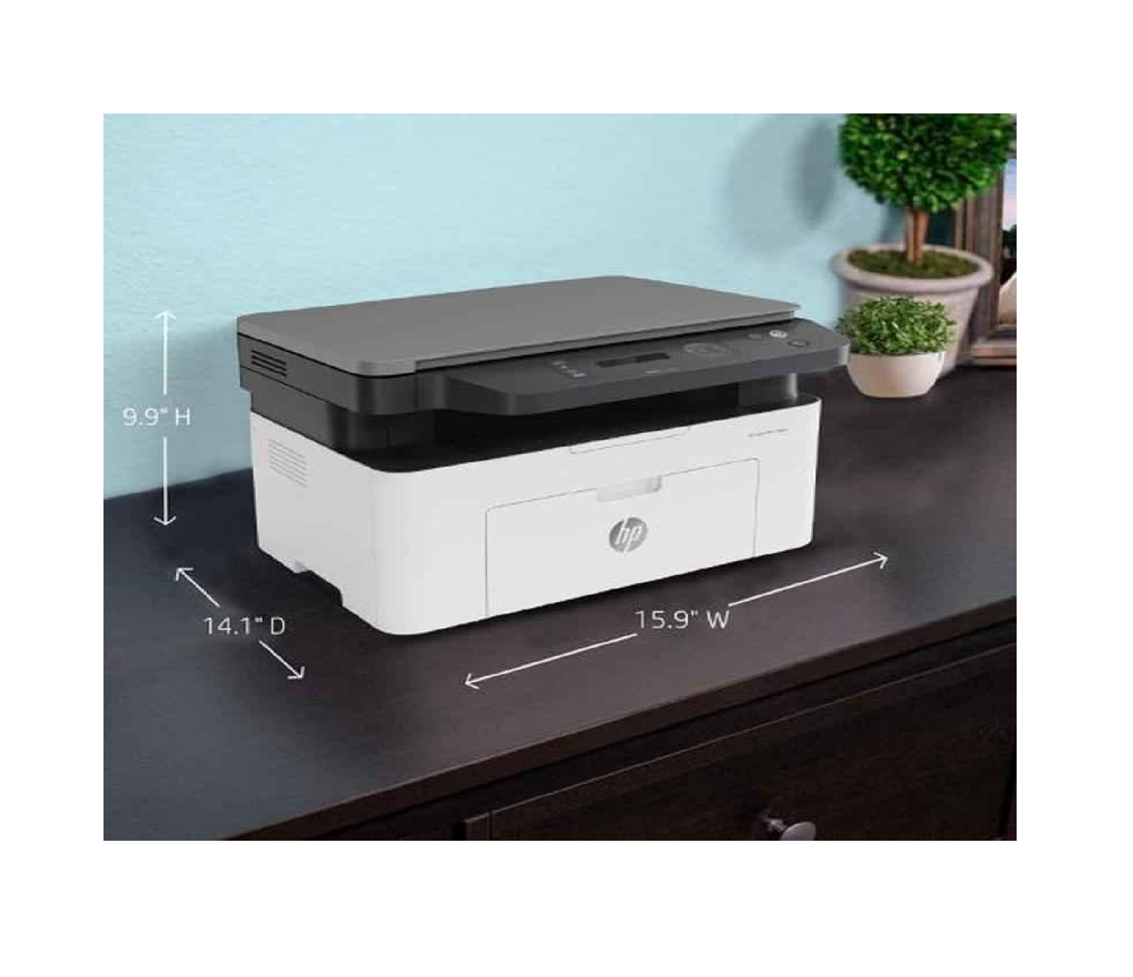 Hp Mfp136nw All-in-one Laser Printer - Print Speed: Print Speed Of Up To 26 Pages Per Minute. Ppm