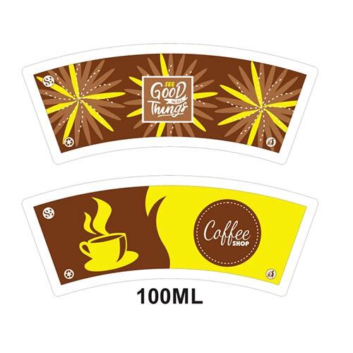 लीक प्रूफ 100 मिली पेपर कप ब्लैंक