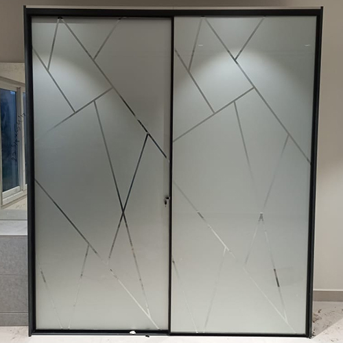 Solid Wood White Vinus Sliding Profile Doors