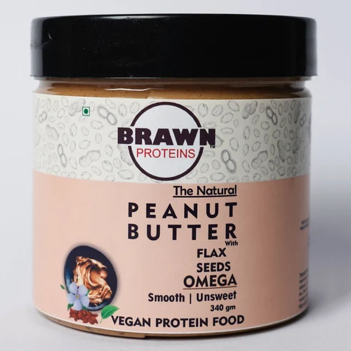 Omega Flax Seeds Crispy Unsweet Peanut Butter Age Group: Adults
