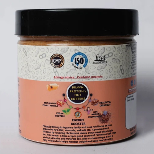 Omega Flax Seeds Crispy Sweet Peanut Butter - Raw Milk, Vacuum Pack, Nutritious Snack For Adults | Omega-3 Fatty Acids, Unique Sweet And Savory Spice Blend