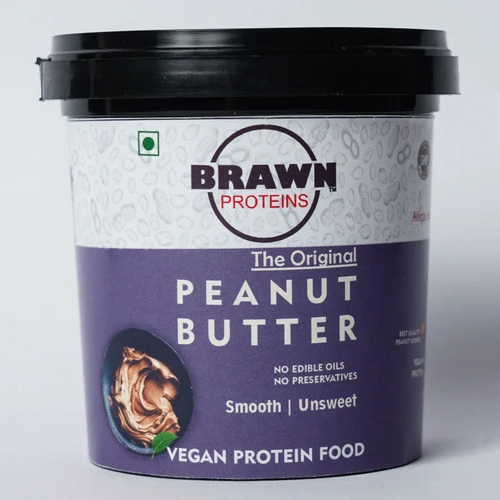 Smooth Unsweet Peanut Butter - 100% Raw Peanuts , Vacuum-packed For Freshness And Natural Flavor, Ideal For Spreading And Cooking