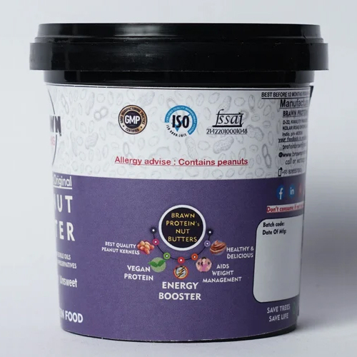 Smooth Unsweet Peanut Butter - 100% Raw Peanuts , Vacuum-packed For Freshness And Natural Flavor, Ideal For Spreading And Cooking