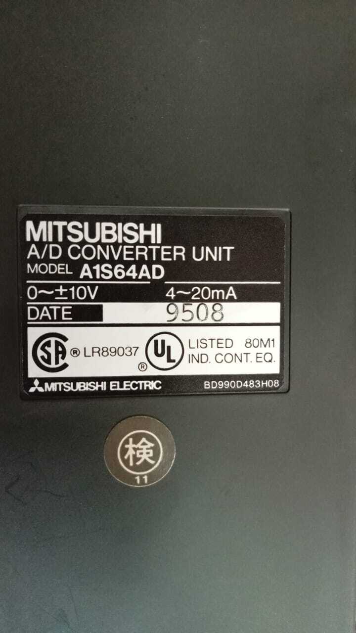 Mitsubishi Plc Module A/d Converter Unit A1s64ad