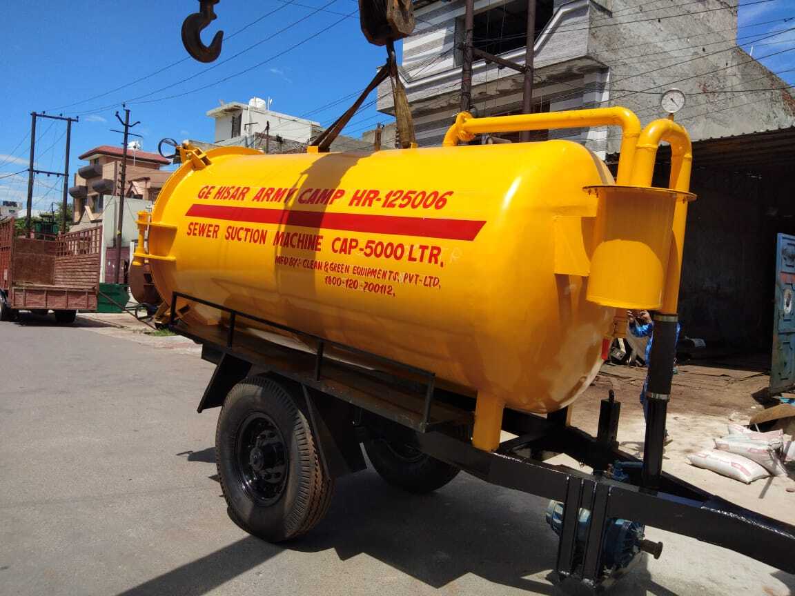 Sewage Suction Machine Capacity: Vacuum Blower 240 Cum/hr Approx Kg/hr