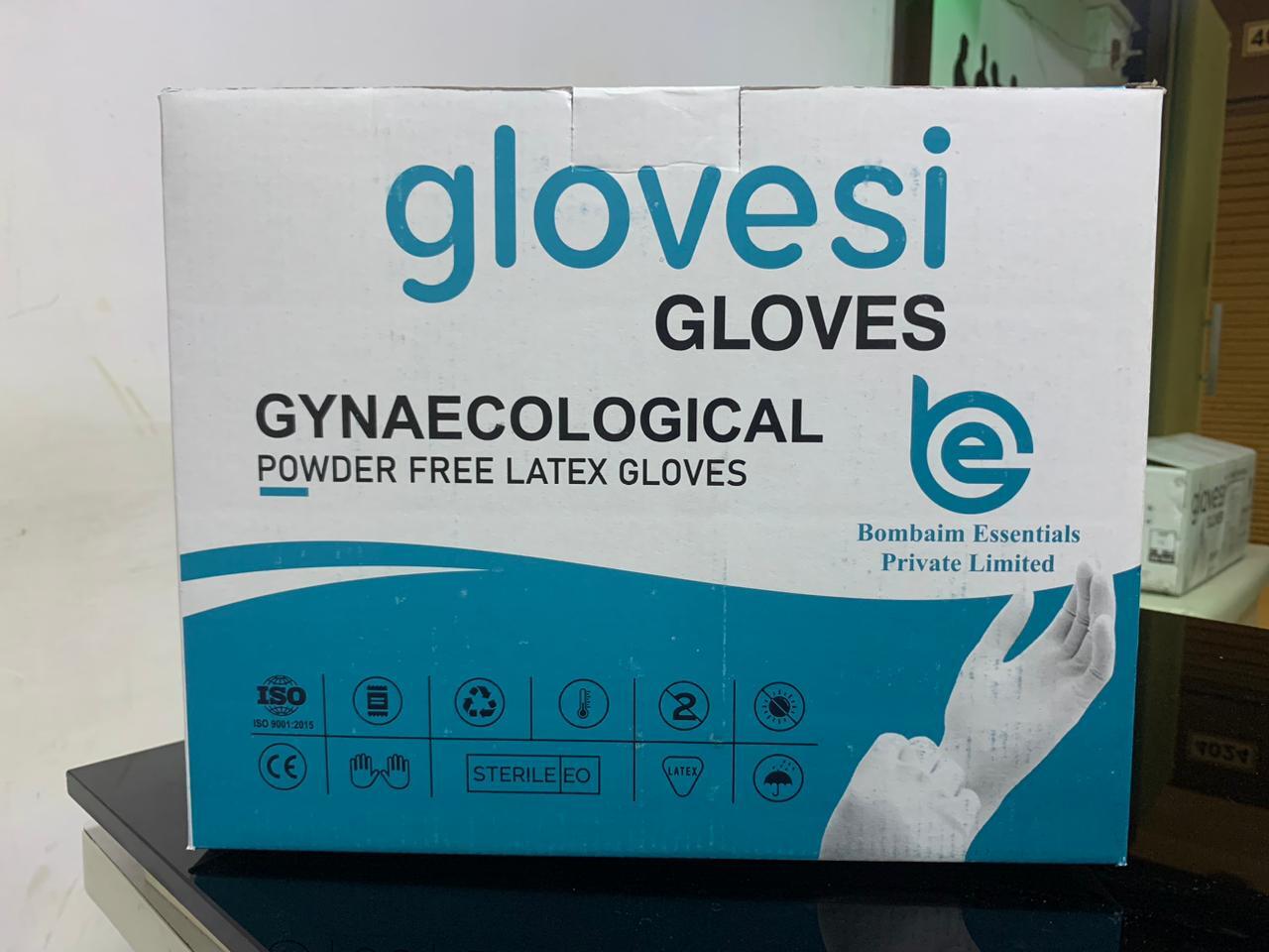 White Latex Gynaecological Gloves