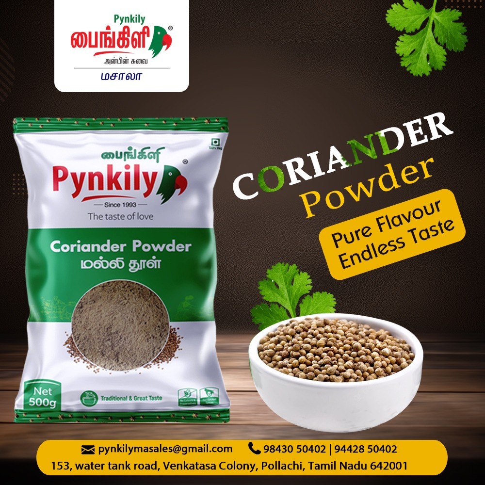 Coriander Powder - Organic, Iso Certified | Green Blended Powder, Available In 500g To 50kg Packets, Shelf Life Of 4 Months