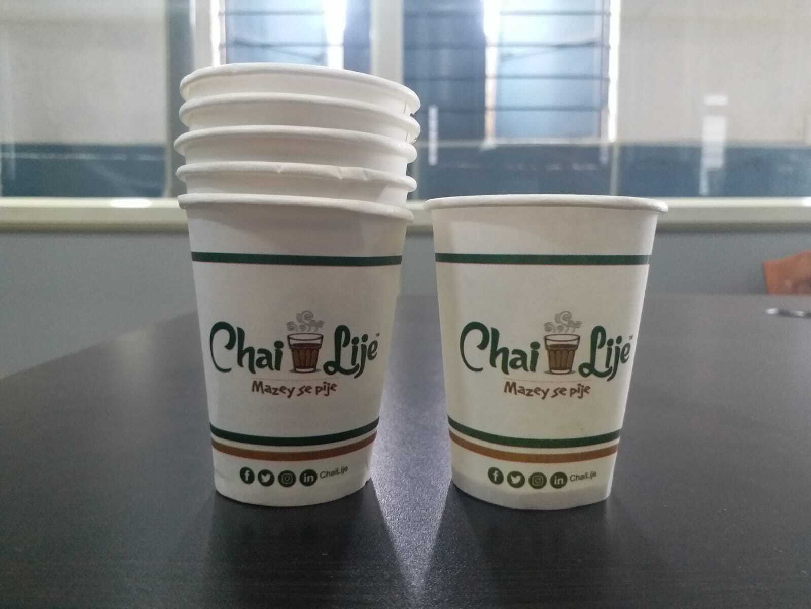120 Ml Long Branding Cup - 120 Ml Size, 230 Gsm Paper Material, Multi Colour | Ideal For Coffee & Tea, 50,000 Quantity Available