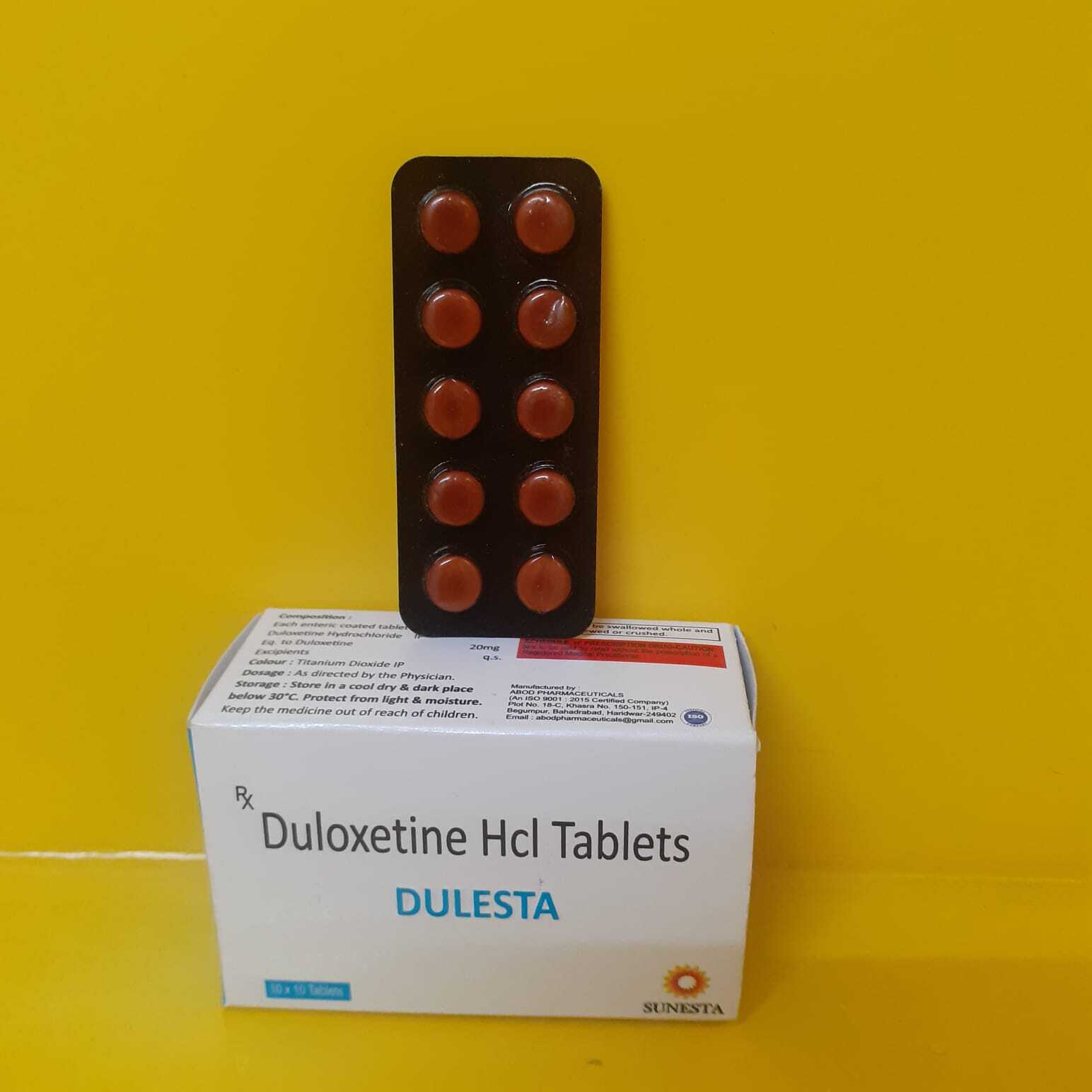 Duloxetine Tablets - Drug Type: General Medicines