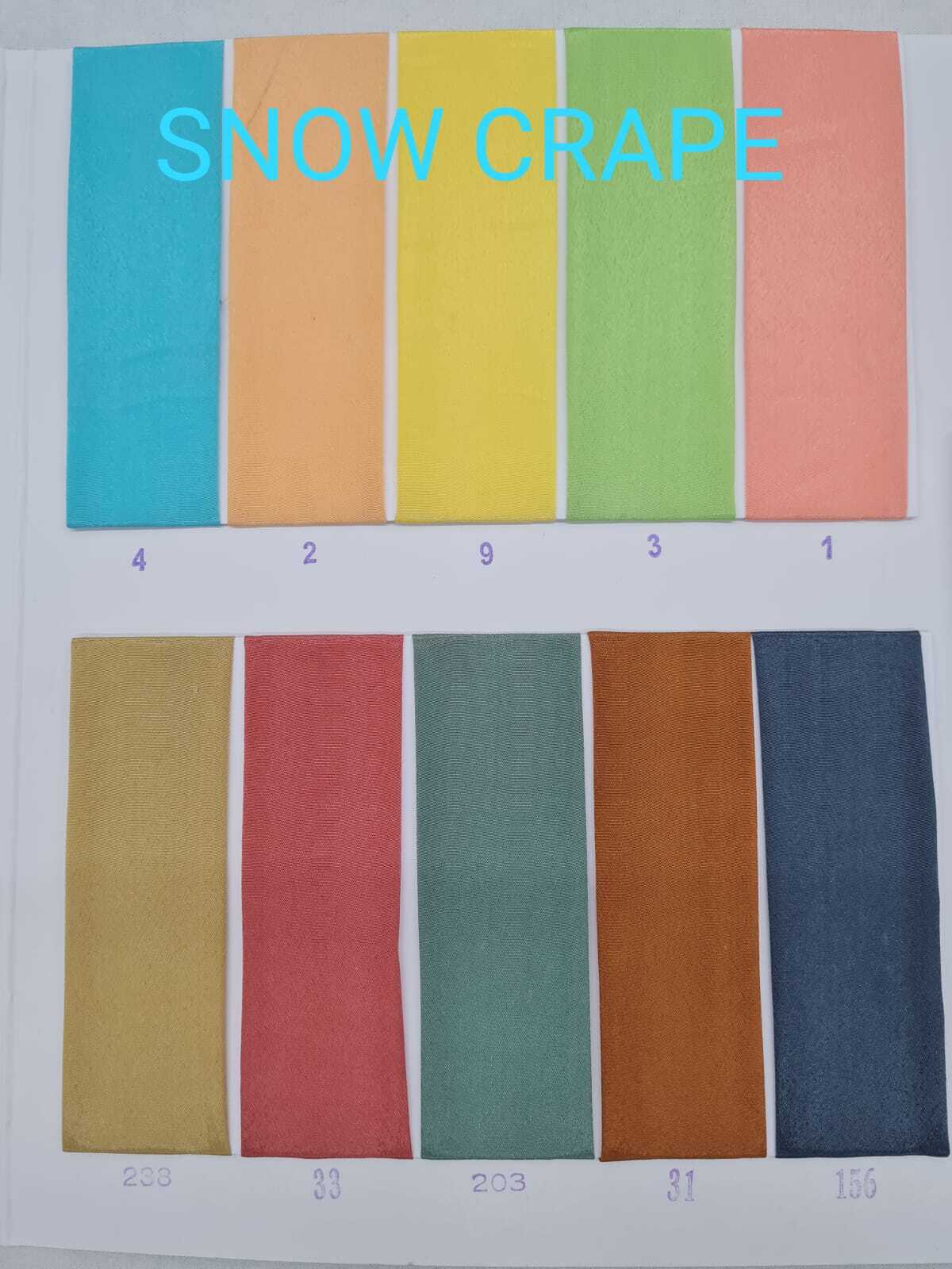 Satin Georgette Plain Fabric - 44 Meter Width, Multicolor | Smooth Texture For Saree And Suit Dress Material, Ideal For Summer Party Wear